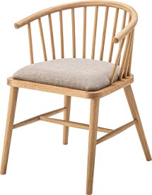 チェア ウィンザーチェア ベージュ 一人掛け 木製 天然木 ソフトレザー ダイニング オフィス 店舗 おしゃれ シンプル 北欧 ナチュラル チェア 椅子 イス 完成品