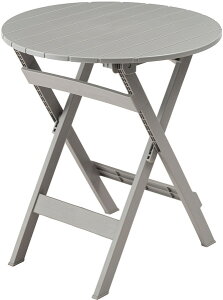 �|���v���s������ �y�ʐ܂肽���݃e�[�u�� ���a62cm �O���[ �K�[�f�� �A�E�g�h�A �e���X �x�����_ �o���R�j�[ ������� �R���p�N�g �A�E�g�h�A�e�[�u��