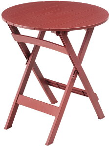 �|���v���s������ �y�ʐ܂肽���݃e�[�u�� ���a62cm ���b�h �K�[�f�� �A�E�g�h�A �e���X �x�����_ �o���R�j�[ ������� �R���p�N�g �A�E�g�h�A�e�[�u��