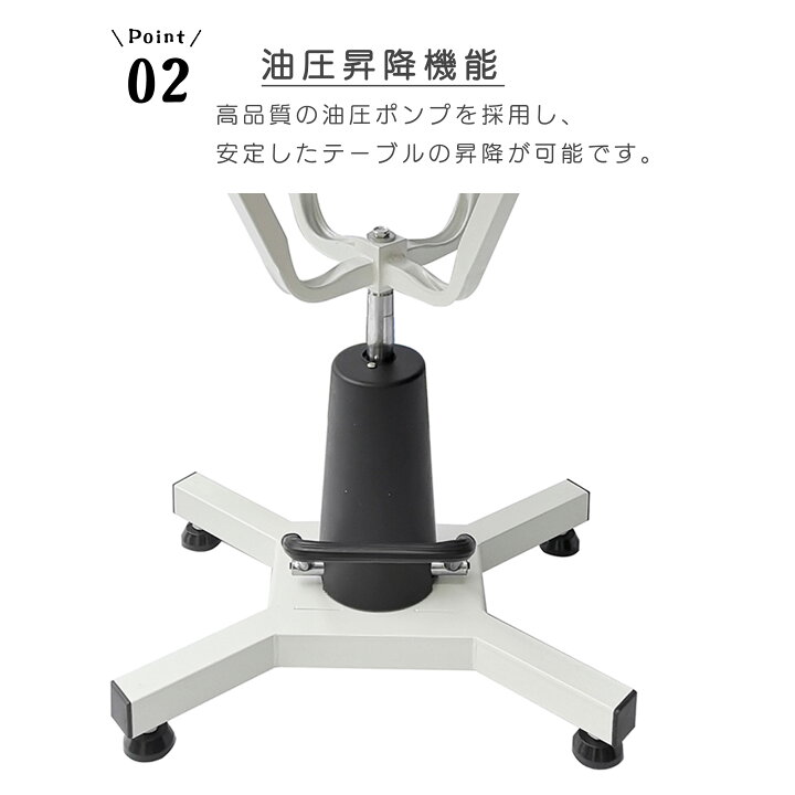 楽天市場】トリミングテーブル 油圧式 昇降機能付き アーム付属 小中型 