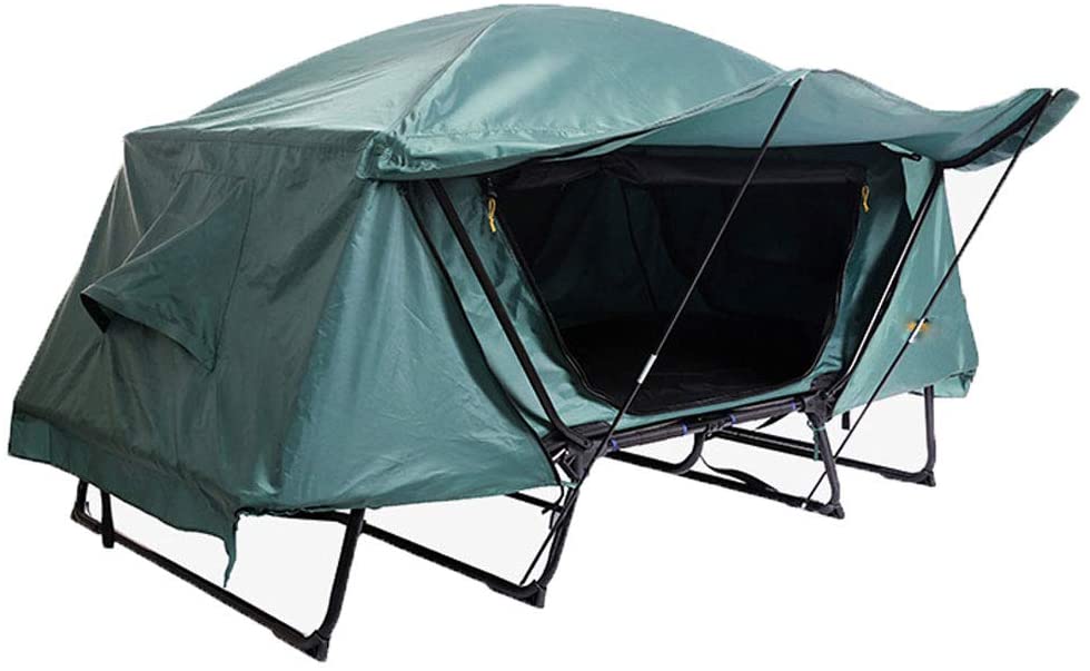 テントコット 高床式テント 大型 2人用 キャンプ テントベッド 折り畳み式 組み立て簡単 防水指数:PU3000mm 日時指定不可 | ST-MART