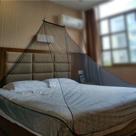 モスキートネット 蚊帳 吊り下げ式 キングベッドサイズ 大きいサイズ 虫よけ網 キャンプ アウトドアに
