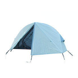 テントコット 1人用 テント ソロキャンプ アウトドア 蚊帳 シェルター 耐水圧1500mm (アイボリー / ブルー)