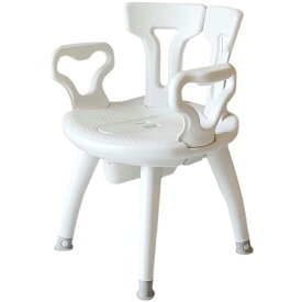 シャワーチェア 介護 便座 トイレチェア 2WAY バスチェア 簡易便座 介護 手すり【CHH-54U389】