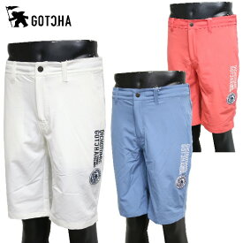 【最終セール!!】ガッチャゴルフ GOTCHA GOLF(春夏モデル）撥水 メッシュ 切替 ショーツ[GOTCHA]（メンズ）ガッチャ ゴルフ（232GG1900)