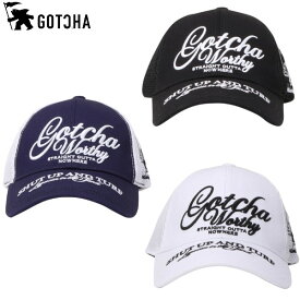 ガッチャゴルフ / GOTCHA GOLF(2024春夏新作！)ベーシック 3D 刺繍 メッシュ キャップ