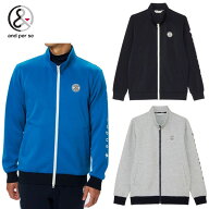 【40%OFF！セール】アンパスィ/and per se　ショットスムーザースウェットブルゾン（メンズ）アンパスィ …