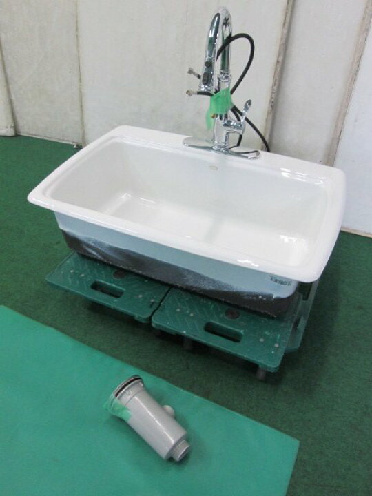 楽天市場】※未使用 KOHLER コーラー キッチン用1槽シンク ケープ 