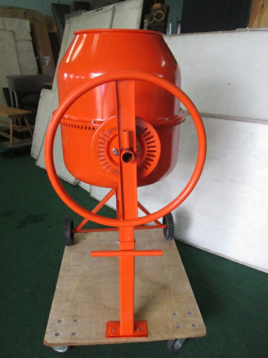 楽天市場】電動コンクリートミキサー PCM420 ドラム容量120L 練り量50L 