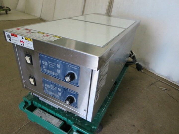 楽天市場】※ニチワ IH調理器 縦型2連 単相200V MIR-2.5WTSP(0416CI)8BY 