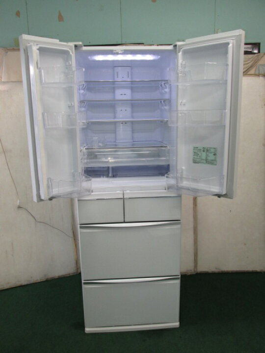 楽天市場】三菱 503L 6ドア冷凍冷蔵庫 MR-MX50D-W 営業所止め(0410AH 