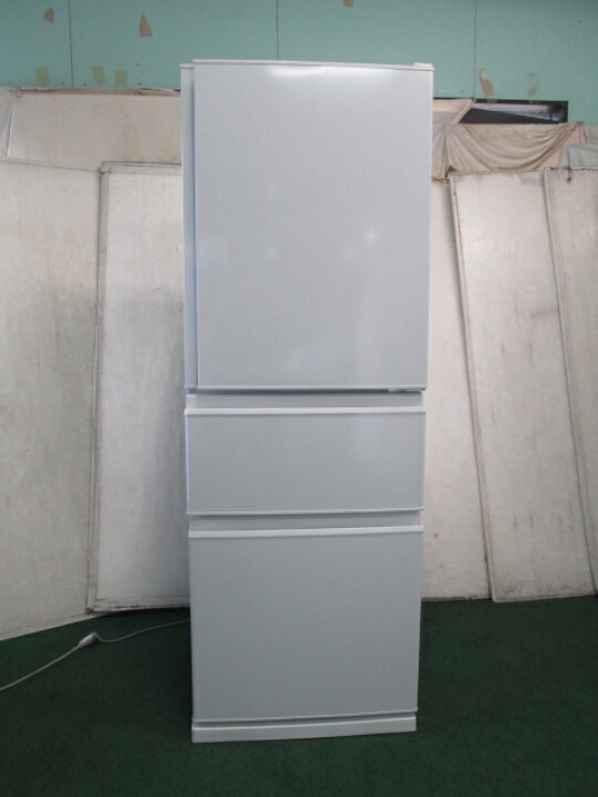 楽天市場】2023年 三菱 330L 3ドア冷凍冷蔵庫 MR-C33H-W(0309CH)7CY-1 
