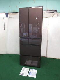 ※日立 555L 6ドア冷凍冷蔵庫 R-XG56J(XH)(1109CH)8CYW-33【中古】【RCP】