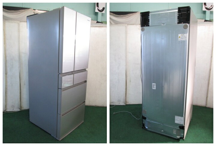 楽天市場】2020年 パナソニック 450L 6ドア冷凍冷蔵庫 NR-SPF455X-N 