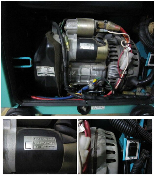 楽天市場】Denyo エンジン式 スーパー デンヨー ハンデ 溶接 発電機 