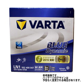 VARTAバッテリー トヨタ プリウス 型式DAA-ZVW51 H27/12～対応 552400047 LN1 ブルーダイナミック ENタイプバッテリー | カーバッテリー バッテリー交換 整備 カー用品 送料無料(一部地域を除く) 車 バッテリ 交換 車用 電池 varta 車用品 自動車 メンテナンス