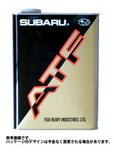 スバル純正 SUBARU SUBARU ATF オートマフルード インプレッサ フォレスター レガシィなどに 4リットル缶 K0415YA100 | 純正品 オイル 4L ケミカル用品