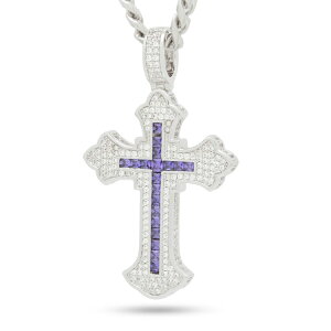 LOACX King Ice t[EhEX NX `[t lbNX "Fleur de Lis Cross Necklace (M)" lCuh ANZT[ bL Y fB[X jp jZbNX 10 20 30 