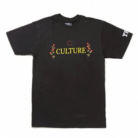 ヤングリッチネーション ロゴ 半袖 Tシャツ ブラック "Yung Rich Nation Culture Rose Tee Black"【SALE セール】