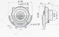 スピーカーパイオニアTS-G1045Rウーファーバランスドームツイーター内蔵210W10cm2WAYコアキシャルPioneer正規商品高音質サウンドグリルカバー付き【あす楽】埋め込み式