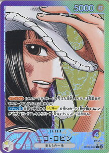 ONE PIECE�J�[�h�Q�[�� �j�R�E���r���i�p�������j �yOP09-062 L�z �V���Ȃ�c�� �V���O���J�[�h