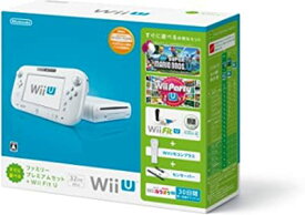 【中古】WiiU本体 WiiUすぐに遊べるファミリープレミアムセット+Wii Fit U(シロ) ※冊子類、Wiiリモコンカバー欠品