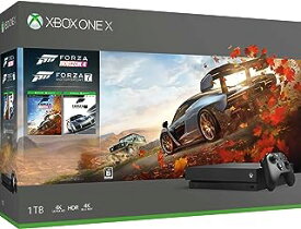 【中古】XBOX ONE本体 Xbox One X 1TB Forza Horizon 4/Forza Motorsport 7 同梱版