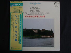 LP/レコード 0306■ジャンヌマリーダルレ/決定盤！ピアノ名曲50選 ショパン6 ワルツ集/帯付/SOL2033