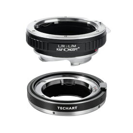 【楽天ランキング1位】TECHART 電子マウントアダプター セット LM-EA9 MarkII + K&F Concept KF-LRM（ライカRマウントレンズ → ソニーEマウント変換）AF対応