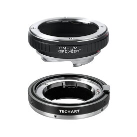 【楽天ランキング1位】TECHART 電子マウントアダプター セット LM-EA9 MarkII + K&F Concept KF-OMM（オリンパスOMマウントレンズ → ソニーEマウント変換）AF対応