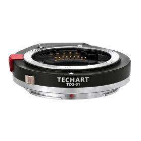 【楽天ランキング1位】TECHART 電子マウントアダプター TZG-01（コンタックスGマウントレンズ → ニコンZマウント）オートフォーカス対応 AF対応 電子接点 動画撮影 瞳AF 顔検出 手振れ補正 NikonZ Zマウント用 Zマウントカメラ