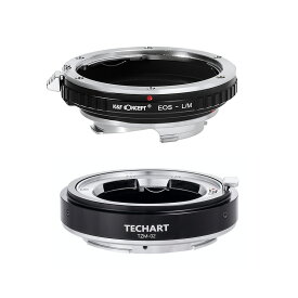 TECHART 電子マウントアダプター セット TZM-02 (EFM2) TZM-02 + K&F Concept KF-EFM2（キヤノンEFマウントレンズ → ライカMマウント変換）AF対応