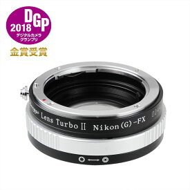 【楽天ランキング1位】中一光学 フォーカルレデューサーアダプター Lens Turbo II N/G-FX（ニコンFマウント/Gシリーズレンズ → 富士フイルムXマウント変換）マウントアダプター レンズマウントアダプター Nikon F Fujifilm X FUJIFILM