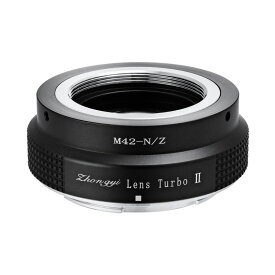 Lens Turbo II M42-NZ （M42マウントレンズ - ニコンZマウント変換） フォーカルレデューサー アダプター