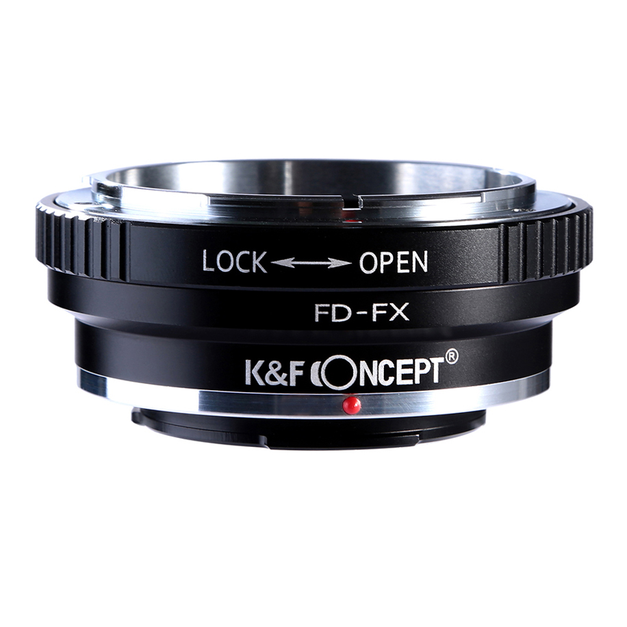 KF CONCEPT Concept レンズマウントアダプター KF-FDX → 新色追加して再販 絞りリング付き 期間限定特価品 キャノンFDマウントレンズ 富士フィルムXマウント変換