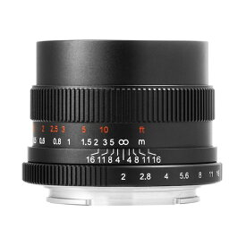 【P2倍+クーポン！SS】七工匠 7Artisans 35mm F2（ソニーEマウント、フジフイルムXマウント）ブラック カメラレンズ 単焦点レンズ 準広角レンズ