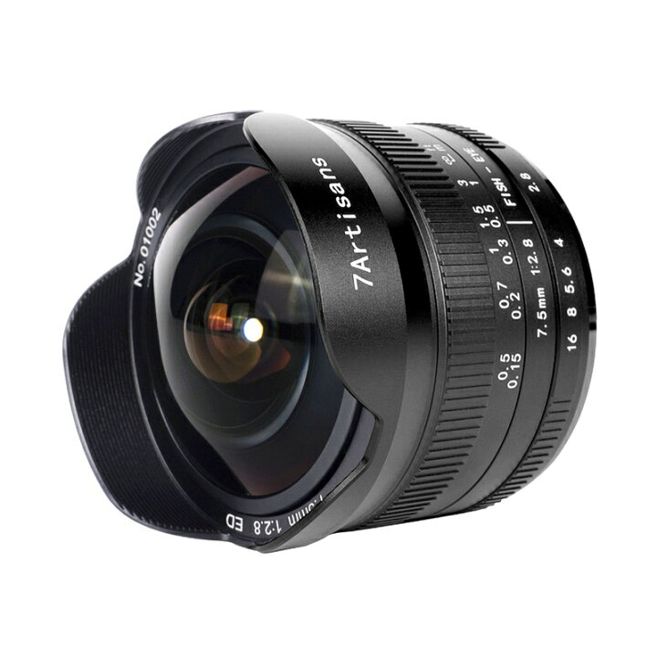 楽天市場】【P2倍+クーポン！マラソン】七工匠 7Artisans 7.5mm F2.8 