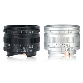 【P2倍+クーポン！マラソン】AstrHori アストロリ 40mm F5.6 M ライカMマウント ブラック シルバー