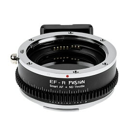 【P2倍+クーポン！マラソン】Fotodiox 電子マウントアダプター EF-CRF-FSN-NDT（キヤノンEFマウントレンズ → キヤノンRFマウント変換） 可変式NDフィルター内蔵 ブラック