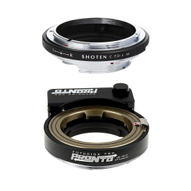 【楽天ランキング1位】Fotodiox 電子マウントアダプターセット LM-NKZ-PRN + SHOTEN CFD-LM（キヤノンFDレンズ用）マウントアダプター セット