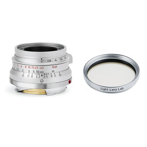 LIGHT LENS LAB M 35mm f/2 + E39 UV�t�B���^�[ LLL-35M (S) + L-UV E39 (S) �V���o�[ �œ_�H�[