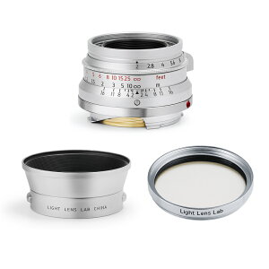 yyVLO1ʁzLIGHT LENS LAB M 35mm f/2 CJM}Eg Pœ_Y + Yt[h IROOA  + E39 UVtB^[ Vo[