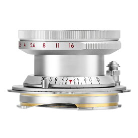 【P2倍+クーポン！マラソン】LIGHT LENS LAB LTM 35mm f/2 Collapsible ライカMマウント 沈胴式 シルバー Leica M