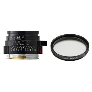 �y3/15����N�[�|���zLIGHT LENS LAB M 50mm f/2 + UV�t�B���^�[ LLL-50M (B) + L-UV E39 (B) �u���b�N�y�C���g