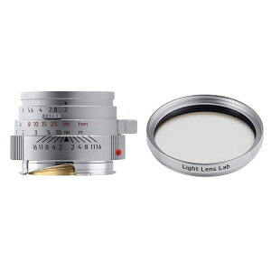 �y3/15����N�[�|���z�y�y�V�����L���O1�ʁzLIGHT LENS LAB M 50mm f/2 + UV�t�B���^�[ (�V���o�[)