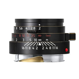 【P2倍+クーポン！マラソン】LIGHT LENS LAB M 50mm f/2 ヴィンテージブラック Mマウント ライカM（フード、UVフィルター付属）周Elcan 周エルカン 単焦点レンズ Leica M 標準 セット