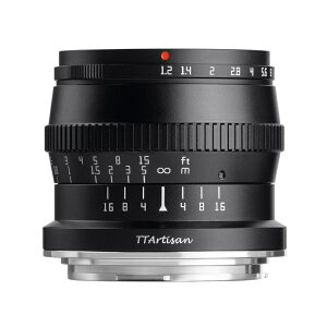 �������w TTArtisan 50mm f/1.2 C �L���m��RF�}�E���g 50mm f/1.2C RF (B) APS-C �P�œ_�����Y ���]�� �u���b�N