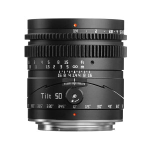 【楽天ランキング1位】TTArtisan Tilt 50mm f/1.4 キヤノンRFマウント 単焦点レンズ フルサイズ 国内正規品 メーカー保証2年 マニュアルフォーカス ティルトレンズ チルト 標準 大口径 ジオラマ ア