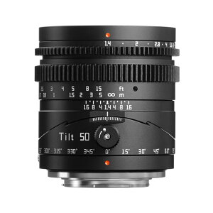 【楽天ランキング1位】TTArtisan Tilt 50mm f/1.4 富士フイルムXマウント 単焦点レンズ 国内正規品 メーカー保証2年 マニュアルフォーカス ティルトレンズ チルト 中望遠 大口径 ジオラマ アオリ 交