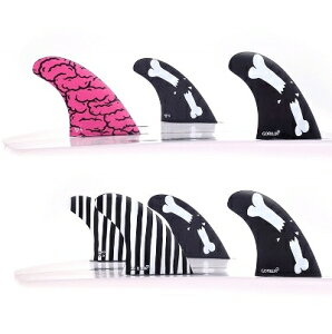FCS2 GORILLA FIN Brains Bones Bars Small Tri-Quad Set 5FIN FCS2 gC NAbh T[tB V[g{[hptB